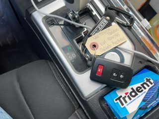 2020 Toyota Tundra SR5 - Interior Steering Wheel With Keys Image